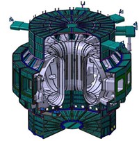 A view of the thermal shield system that will protect the vacuum vessel. (Click to view larger version...)