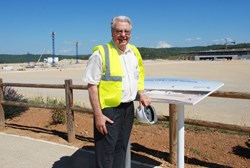 French physicist Robert Aymar pictured during a visit to the ITER site in July 2011. (Click to view larger version...)
