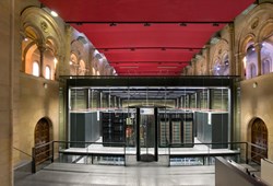 The supercomputer MareNostrum 3, at the Barcelona Supercomputing Center. Plans are underway for MareNostrum 4, which will be 12.4 times more powerful. (Click to view larger version...)