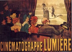 In La Ciotat, in the summer of 1895, the Lumière brothers organized the first-ever public projection of moving pictures to an audience. (Click to view larger version...)