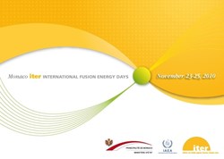 This conference, jointly organized by ITER and the Principality of Monaco in cooperation with the IAEA, will focus on fusion and the broader energy context. (Click to view larger version...)