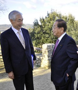 The ITER Project is well-known to former minister Ohno who, as Senior Vice Minister of Science and Technology, was part of the international negotiations in the early 2000s. (Click to view larger version...)