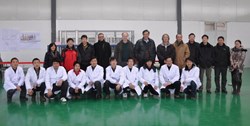 The ITER feeder meeting members and feeder construction group in Hefei, China, 17-18 February, 2011. (Click to view larger version...)