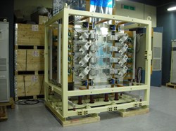 The 1/6 scale converter unit, manufactured and tested at the Korean Domestic Agency. (Click to view larger version...)