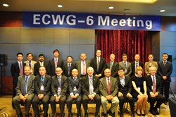The working group on Export Control, Peaceful Uses and Non-Proliferation (ECWG) in its sixth meeting. (Click to view larger version...)