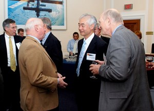 Osamu Motojima, Director-General of the ITER Organization, attending the reception on Capitol Hill. (Click to view larger version...)
