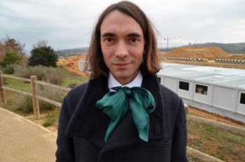 2010 Fields Medal laureate Cédric Villani visited the ITER site on Thursday 20 December before giving a seminar at CEA-Cadarache's IRFM. (Click to view larger version...)