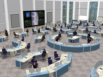 Where JET or Tore Supra have an average of 20 operators in their Control Rooms, ITER will have 60 to 80 operators, engineers and researchers. (Click to view larger version...)