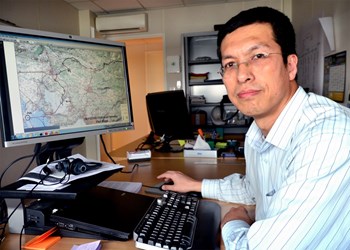 Yanchun, who adopted the name ''Kevin'' for the convenience of communication, has come from Shanghai to ITER to manage the logistics of the components that the ITER Domestic Agencies will begin shipping in 2014. (Click to view larger version...)