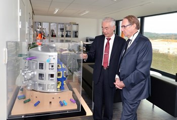 ''Aix-Marseille University and the ITER Organization have two essential traits in common. Both are young and turned towards the future,'' said Aix-Marseille University president Yvon Berland. (Click to view larger version...)