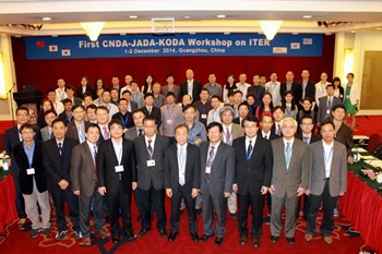 The first China-Japan-Korea workshop on ITER, held on 1-2 December, attracted over 60 participants. (Click to view larger version...)