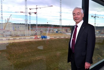 ''My experience as Director-General has shown me how difficult a project such as ITER is and how the job of the DG is a very tough one,'' says Director-General Emeritus Osamu Motojima. (Click to view larger version...)