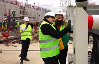 Experts from the French Nuclear Safety Authority, accompanied by technical specialists from the Institute for Radioprotection and Nuclear Safety, have carried out 15 on-site inspections since 2011 (here on 3 December 2015). On 5 January 2016, ITER Director-General Bernard Bigot and the head of the Nuclear Safety & Environmental Protection Division, Joelle Elbez-Uzan, presented an overview of the ITER installation's status to the ASN Board of Commissioners. (Click to view larger version...)