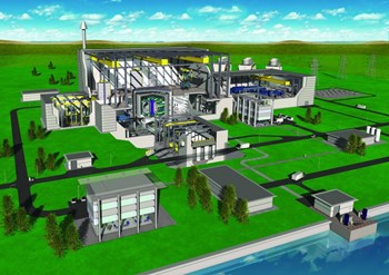 Sustainability, abundant fuels, no long-lived waste ... a number of advantages make fusion worth pursuing. (An artist's impression of the European fusion power plant design. © EUROfusion) (Click to view larger version...)