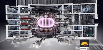Le tokamak ITER. Avec ITER s'ouvre le premier chapitre de la fusion du XXIe siècle. (Click to view larger version...)