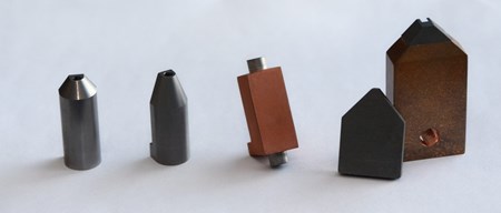 The heatshield design has evolved over the years. from right to left: May 2014; December 2017; March 2018; September 2018. (Click to view larger version...)