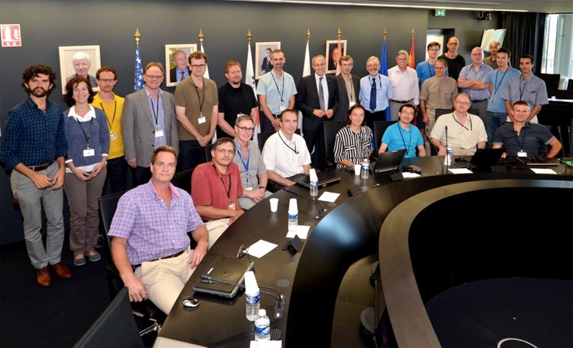 The pioneer group of ITER Scientist Fellows and members of the ITER Science & Operations Department, with whom they will be working closely. (One Fellow could not be on site for the photo.) (Click to view larger version...)