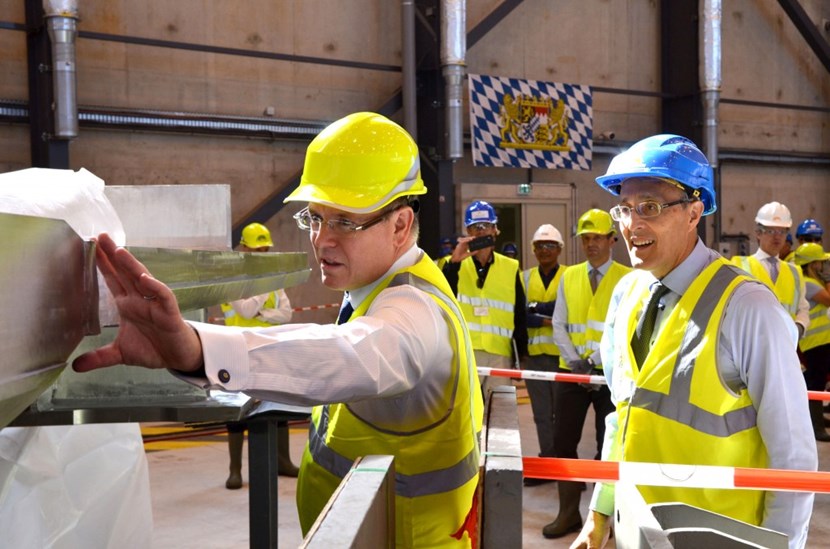 H.S.H. Prince Albert II of Monaco, who first came to ITER in January 2010, paid a second visit on Wednesday 21 September. (Click to view larger version...)
