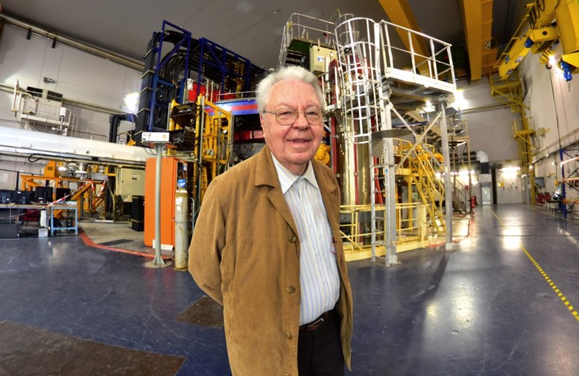 Robert Aymar—who led France's effort in fusion research for more than two decades, headed the ITER Project from 1993 to 2003, and served as CERN Director-General from 2004 to 2008—spoke as a ''grandfather'' to the assembled representatives of ITER and WEST. (Click to view larger version...)