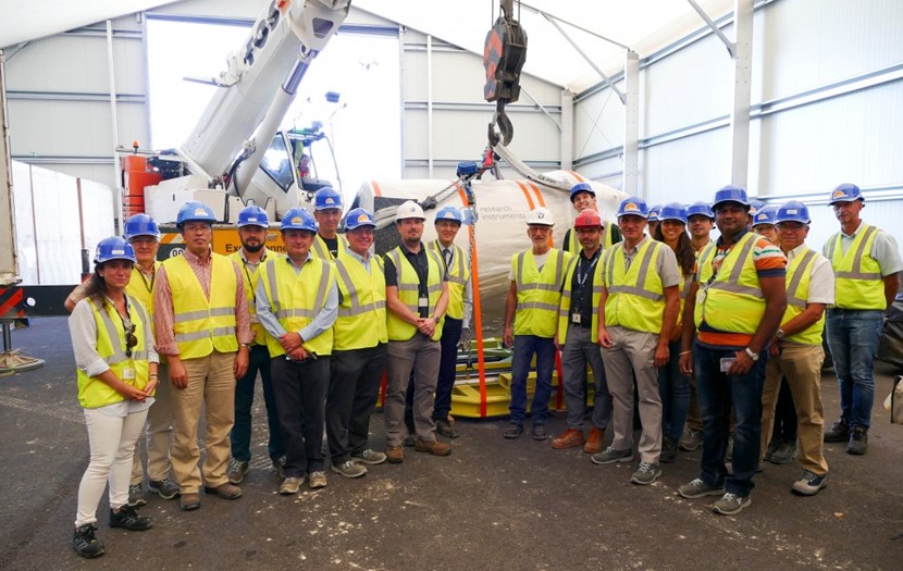 ''We now have a fully useable pump, signifying that all issues have been solved,'' said Robert Pearce, Head of ITER's Vacuum Section (7th from left). (Click to view larger version...)