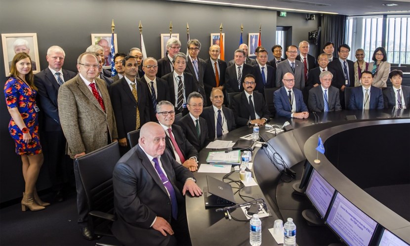 The ITER Council convened on 14 and 15 November under the chairmanship of Arun Srivastava from India (front row, centre). On the program this time: project performance and the preparations underway for the machine assembly phase. (Click to view larger version...)