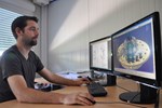 Four years into the job, thirty-year-old Baptiste Martin is a veteran among the 120 CAD designers who work for the ITER Design Office.  