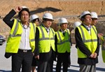 Left to right: Yorihisa Matsuno, Masayo Tanabu, Otohiko Endo, Kantoku Teruya, Hirofumi Ryu and Wouter van Baaren (ITER Organization Buildings & Site Infrastructure)
