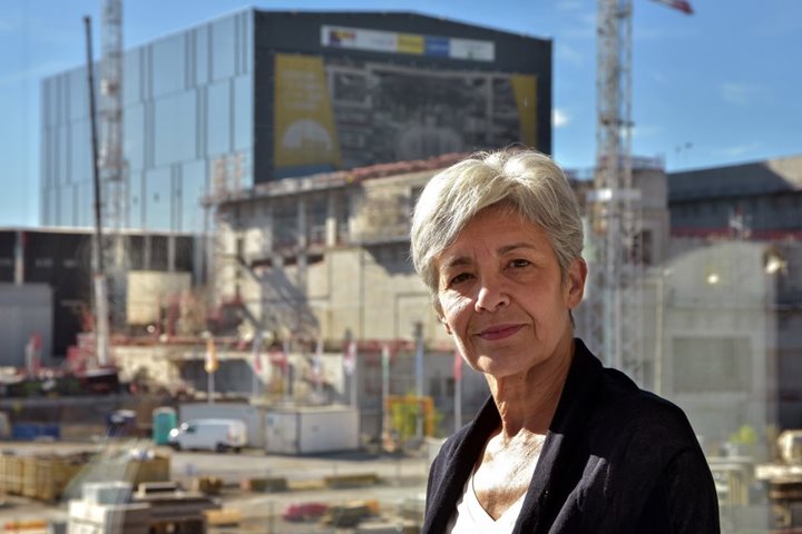 La spationaute Claudie Haigneré en visite à ITER