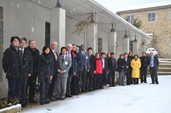 It was one of the coldest days of the year when the ITER management, including Director-General Osamu Motojima and delegations from the seven ITER Members, met in Cadarache to discuss outstanding issues for the Test Blanket Module Program. (Click to view larger version...)