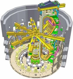 The 40,000-line assembly schedule for the ITER Tokamak will be broken down even further—practically to the level of task-by-hour, according to Assembly & Operation Division head Ken Blackler. (Click to view larger version...)