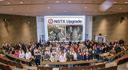 The National Spherical Torus Experiment-Upgrade team at the Princeton Plasma Physics Laboratory in the US. Photo: PPPL (Click to view larger version...)