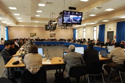 Fusion scientists from all around the world discussed the possible impact of the TBMs on plasma performance in ITER. (Click to view larger version...)