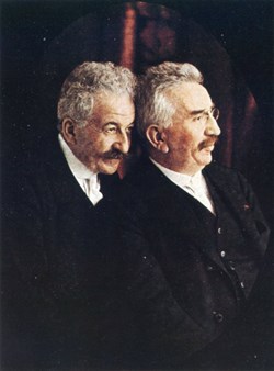 Auguste and Louis Lumière also patented one of the finest colour photography processes called the ''Autochrome Lumière.'' (Click to view larger version...)