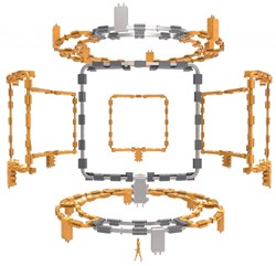 Six bottom coils, six side coils and six top coils will be installed around the Tokamak. Their role is to reduce magnetic error fields caused by imperfections in the position and geometry of the principal coils. (Click to view larger version...)