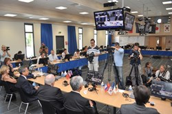Le Conseil ITER et la conférence de presse qui a suivi, ont été largement couverts par les médias locaux, nationaux et internationaux. (Click to view larger version...)
