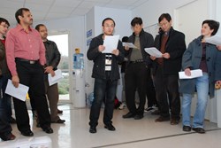 The poetry slam has become a welcome distraction in the ITER routine. (Click to view larger version...)