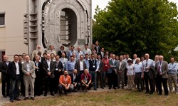 Discussing the recent development of High Temperature Superconductors for fusion magnet applications: the participants to the HTS workshop at KIT last week. (Click to view larger version...)