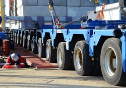 This is the type of trailer will be responsible for transporting ITER's ''exceptional loads'' along the ITER Itinerary. (Click to view larger version...)