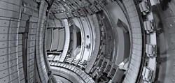 A computer-generated picture of the European tokamak JET equipped with an ITER-like wall. Source: EUROfusion (Click to view larger version...)