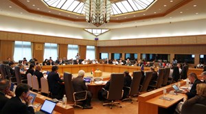 Participants to the 12th ITER Council in Tokyo on 19-20 June reaffirmed the importance of sustained efforts regarding schedule implementation, while recognizing the challenges due to the first-of-a-kind nature of ITER. (Click to view larger version...)