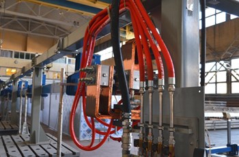 Full-scale prototypes of the DC busbars that will feed power to ITER's superconducting magnet coils were recently tested at the Efremov Institute in Saint Petersburg. (Click to view larger version...)