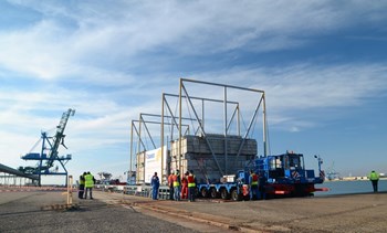 The EUR 100 million contract covers the shipment of an estimated 4,000 European-procured high-technology components from their production location to the ITER site in France. (Click to view larger version...)