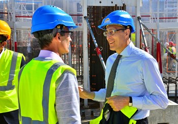 ''ITER is a complex project and needs to be explained to the public,'' says ITER Director-General Bernard Bigot (right) in an EUROfusion interview published this month. ''When you explain [...] you have to do it with absolute honesty. Honesty is in my nature, and as Director-General of the ITER Organization it is also my duty.'' (Click to view larger version...)