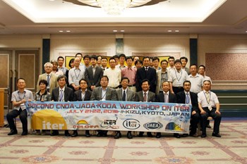 A second trilateral workshop on ITER—organized by the Domestic Agencies of China, Japan and Korea in July—was the occasion to exchange on the experience of manufacturing ITER components and collaborating together for the success of the project. (Click to view larger version...)