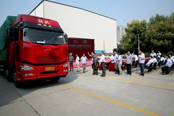 The final load of superconducting strand left the Chinese manufacturer, WST, on 21 September. As part of a Procurement Arrangement signed with the ITER Organization in 2008, China procured approximately 35 tonnes of Nb3Sn strand for the toroidal field magnet system. (Click to view larger version...)