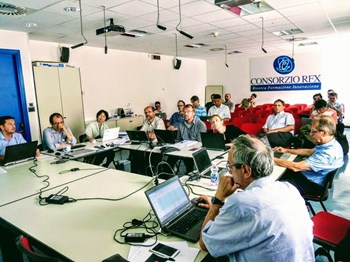 The technical collaboration meeting on 1 June in Padua brought together ion source experts before the launch of the second-phase of beam source framework contract—manufacturing—which is planned to start at the end of the year. (Click to view larger version...)