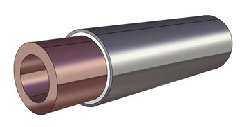 The mineral-insulated conductor developed for ITER uses a layer of compressed magnesium oxide (MgO) powder that provides electrical insulation between the jacket and the conductor, as well as thermal conduction and structural support for the copper conductor. (Click to view larger version...)