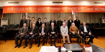 The review panel, made up of experts from the ITER Organization, the Chinese and European Domestic Agencies, and external specialists, was chaired by Rem Haange, former head of the ITER Project Department and acting ITER Chief Operating Officer through 23 October. (Click to view larger version...)