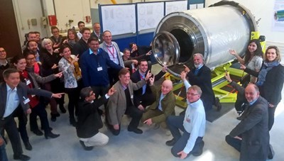 Following the successful manufacturing of the first pre-production cryopump, a final design review of the equipment took place in March 2018 with experts from the ITER Organization and the European Domestic Agency and external specialists. (Click to view larger version...)