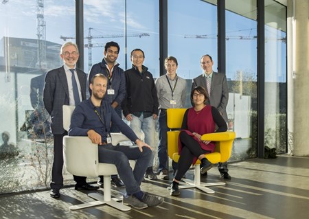 The current group of Monaco Fellows with the former and current Heads of ITER's Science & Operations Department: David Campbell (left) and Tim Luce (right). For them ITER is the place to be. (Click to view larger version...)
